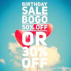 🎂BIRTHDAY SALE THIS WEEK